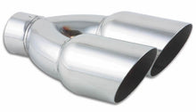 Load image into Gallery viewer, Vibrant Dual 3.5in Round SS Exhaust Tip (Single Wall Angle Cut) Tips Vibrant
