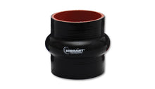 Load image into Gallery viewer, Vibrant 4 Ply Reinforced Silicone Hump Hose Connector - 2.75in I.D. x 3in long (BLACK) Silicone Couplers &amp; Hoses Vibrant
