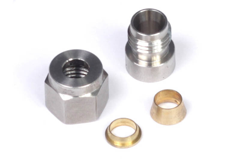Haltech 1/4in Stainless Steel Weld-On Kit (Incl Nut & Ferrule) Fittings Haltech