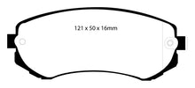Load image into Gallery viewer, EBC 89-94 Nissan Skyline (R32) 1.8 Yellowstuff Front Brake Pads Brake Pads - Performance EBC   
