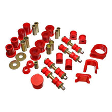 Load image into Gallery viewer, Energy Suspension 97-01 Ford Escort/ZX2 Red Hyper-flex Master Bushing Set Bushing Kits Energy Suspension
