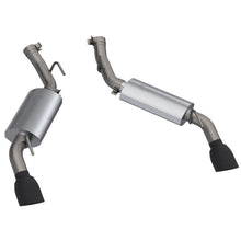 Load image into Gallery viewer, QTP 16-18 Chevrolet Camaro SS 6.2L 304SS AR3 Axle Back Exhaust w/4.5in Black Dual Tips Axle Back QTP
