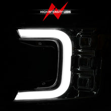 Load image into Gallery viewer, Anzo 18-20 Ford F-150 Full Led Projector Light Bar Style Headlights - Chrome Amber Headlights ANZO
