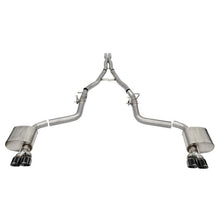 Load image into Gallery viewer, Corsa 15-23 Challenger SRT/Hellcat/Demon/Redeye 2.75in Valved CB DRE w/ Twin 3.5in Pol Blk PVD Tips Catback CORSA Performance
