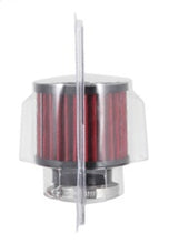 Load image into Gallery viewer, K&amp;N 1.5in Flange ID x 3in OD x 2.5in H Rubber Base Crankcase Vent Filter Air Filters - Universal Fit K&amp;N Engineering   
