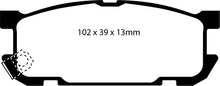 Load image into Gallery viewer, EBC 01-03 Mazda Miata MX5 1.8 (Sports Suspension) Redstuff Rear Brake Pads Brake Pads - Performance EBC   
