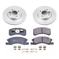 Power Stop 17-18 Mitsubishi Mirage Front Z17 Evolution Geomet Coated Brake Kit | CRK7894