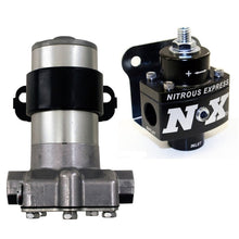 Load image into Gallery viewer, Nitrous Express Black Style Fuel Pump and Non Bypass Regulator Combo Fuel Pumps Nitrous Express
