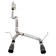 Load image into Gallery viewer, Corsa 2007-2018 Jeep Wrangler JKU 3.6L Sport 2.75in Cat-Back Exhaust w/ Single 4in Black Tips Catback CORSA Performance
