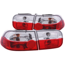 Load image into Gallery viewer, ANZO 1992-1995 Honda Civic Taillights Red/Clear Tail Lights ANZO
