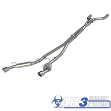 Load image into Gallery viewer, QTP 14-15 Chevrolet Camaro SS 6.2L 304SS AR3 Cat-Back Exhaust w/4.5in Tips Catback QTP

