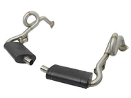 aFe MACHForce XP 13-15 Porsche Cayman S/Boxster S (981) H6-3.4L 2-2.5in. SS Cat-Back Exhaust System Catback aFe