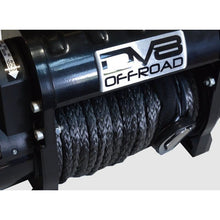 Load image into Gallery viewer, DV8 Offroad 12000 LB Winch w/ Synthetic Line &amp; Wireless Remote - Black Winch Kit DV8 Offroad
