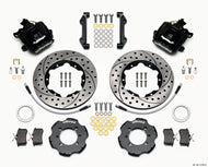 Wilwood Combination Parking Brake Rear Kit 11.00in Drilled 2012 Fiat 500 w/ Lines Brake Calipers - Perf Wilwood