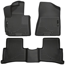 Load image into Gallery viewer, Husky Liners 2016 Hyundai Tucson WeatherBeater Combo Black Floor Liners Floor Mats - Rubber Husky Liners
