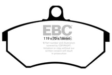 Load image into Gallery viewer, EBC 94 Volkswagen Cabriolet 1.8 Greenstuff Front Brake Pads Brake Pads - Performance EBC   
