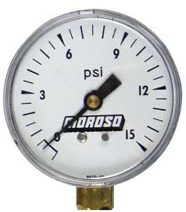 Moroso Tire Pressure Gauge Head 0-15psi (Replacement for Part No 89550) Gauges Moroso   