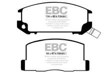 Load image into Gallery viewer, EBC 85-90 Toyota MR2 1.6 Yellowstuff Rear Brake Pads Brake Pads - Performance EBC   
