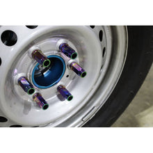 Load image into Gallery viewer, Mishimoto Aluminum Locking Lug Nuts M12x1.5 27pc Set Neo Chrome Lug Nuts Mishimoto

