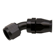 Load image into Gallery viewer, DeatschWerks 10AN Female Swivel 45-Degree Hose End PTFE (Incl Olive Insert) - Anodized Matte Black Fittings DeatschWerks
