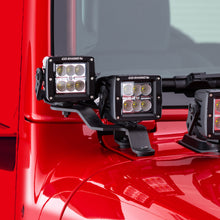 Load image into Gallery viewer, Go Rhino 18-20 Jeep Wrangler JL/JLU/Gladiator JT Light Mount - Two 3in Cubes Offset Light Mounts Go Rhino
