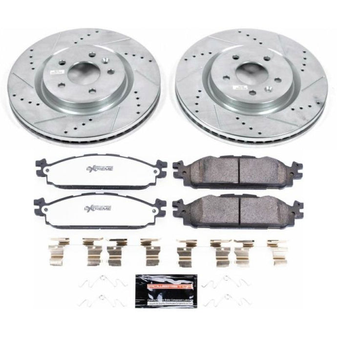 Power Stop 11-19 Ford Explorer Front Z36 Truck & Tow Brake Kit Brake Kits - Performance D&S PowerStop   