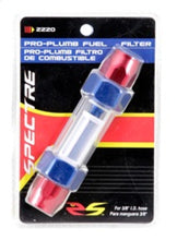 Load image into Gallery viewer, Spectre Pro-Plumbing Fuel Filter 3/8in. - Red/Blue Fuel Filters Spectre
