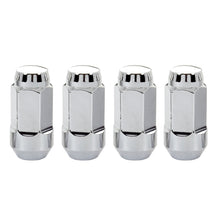 Load image into Gallery viewer, McGard Hex Lug Nut (Cone Seat Bulge Style) M14X1.5 / 13/16 Hex / 1.945in. Length (4-Pack) - Chrome Lug Nuts McGard
