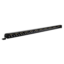 Load image into Gallery viewer, Go Rhino Xplor Blackout Combo Series Sgl Row LED Light Bar w/Amber (Side/Track Mount) 31.5in. - Blk Light Bars &amp; Cubes Go Rhino   
