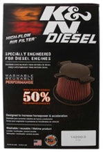 Load image into Gallery viewer, K&amp;N 2017 Ford F250 Super Duty V8-6.7L DSL Replacement Drop In Air Filter Air Filters - Drop In K&amp;N Engineering   
