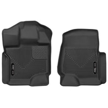 Load image into Gallery viewer, Husky Liners 15-23 Ford F-150 S.Crew/S.Cab X-Act Contour Black Front Seat Floor Liners Floor Mats - Rubber Husky Liners
