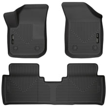 Load image into Gallery viewer, Husky Liners 2017 Buick Envision Weatherbeater Black Front &amp; 2nd Seat Floor Liners Floor Mats - Rubber Husky Liners
