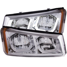 Load image into Gallery viewer, ANZO 2003-2006 Chevrolet Silverado 1500 Projector Headlights w/ U-Bar Chrome Headlights ANZO
