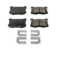 Power Stop 17-19 Genesis G80 Front Z17 Evolution Ceramic Brake Pads w/Hardware | 17-1799