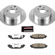 Power Stop 16-18 Subaru Crosstrek Rear Z26 Street Warrior Brake Kit Brake Kits - Performance D&S PowerStop   