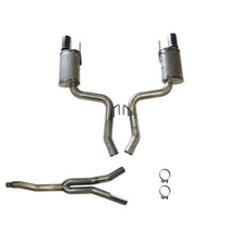 Load image into Gallery viewer, JBA 15-20 Ford Mustang EcoBoost 2.3L 409SS Dual Rear Exit Cat-Back Exhaust Catback JBA
