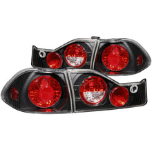 Load image into Gallery viewer, ANZO 1998-2000 Honda Accord Taillights Black Tail Lights ANZO
