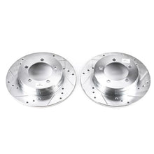 Load image into Gallery viewer, Power Stop 90-94 Eagle Talon Rear Evolution Drilled &amp; Slotted Rotors - Pair Brake Rotors - Slot &amp; Drilled PowerStop   
