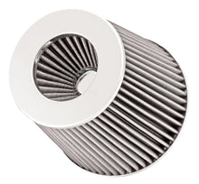 Load image into Gallery viewer, Spectre Adjustable Conical Air Filter 5-1/2in. Tall (Fits 3in. / 3-1/2in. / 4in. Tubes) - White Air Filters - Universal Fit Spectre
