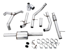 Load image into Gallery viewer, AWE Tuning 4th Gen GM 1500 5.3L 0FG Catback Split Rear Exit (Flat Bumper) - Quad Chrome Tips Catback AWE Tuning   
