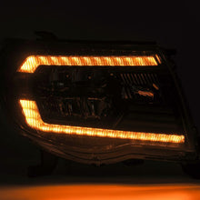Load image into Gallery viewer, AlphaRex 05-11 Toyota Tacoma LUXX Crystal Headlights Plank Style Chrome w/Activation Light/DRL Headlights AlphaRex
