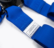 Load image into Gallery viewer, NRG FIA 6pt 2in. Shoulder Belt for HANS Device/ Rotary Cam Lock Buckle/ 3in. Waist Belt - Blue Seat Belts &amp; Harnesses NRG
