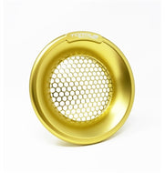 Torque Solution Billet Turbo Velocity Stack Shield For 4in Inlet - Gold | TS-VS-740-GD