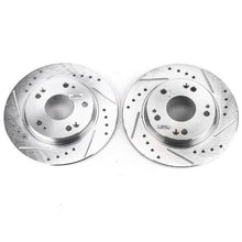 Load image into Gallery viewer, Power Stop 11-15 Honda CR-Z Rear Evolution Drilled &amp; Slotted Rotors - Pair Brake Rotors - Slot &amp; Drilled PowerStop   
