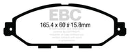 EBC 2015+ Nissan Murano 3.5L Redstuff Front Brake Pads Brake Pads - Performance EBC   