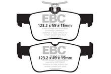 Load image into Gallery viewer, EBC 13+ Ford Fusion 1.6 Turbo Yellowstuff Rear Brake Pads Brake Pads - Performance EBC   
