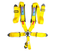 Load image into Gallery viewer, NRG 5PT 3in. Seat Belt Harness / Cam Lock - Yellow Seat Belts &amp; Harnesses NRG
