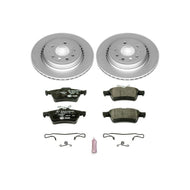 Power Stop 03-11 Saab 9-3 Rear Euro-Stop Brake Kit Brake Kits - OE PowerStop   