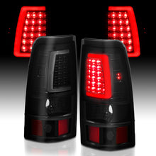 Load image into Gallery viewer, ANZO 1999-2002 Chevy Silverado 1500 LED Taillights Plank Style Black w/Smoke Lens Tail Lights ANZO

