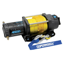 Load image into Gallery viewer, Superwinch 4500 LBS 12V DC 1/4in x 50ft Synthetic Rope Terra 4500SR Winch - Gray Wrinkle Winches Superwinch
